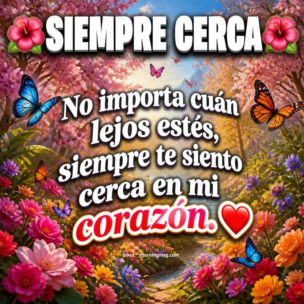 Te Extraño Distancia Buenos Dias Amor