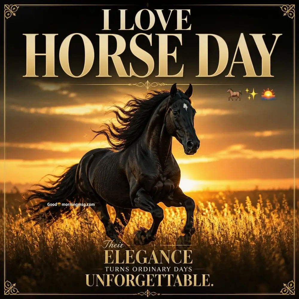 Cute Horse Love