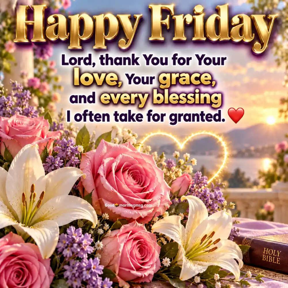 Friday Blessings And Prayers Bible Verses