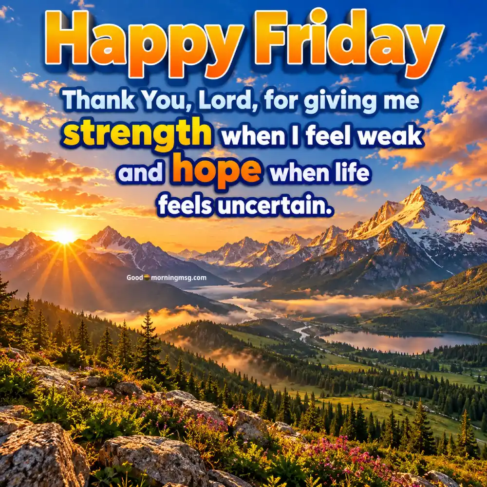 Friday Good Morning Wishes And Blessings And Prayers