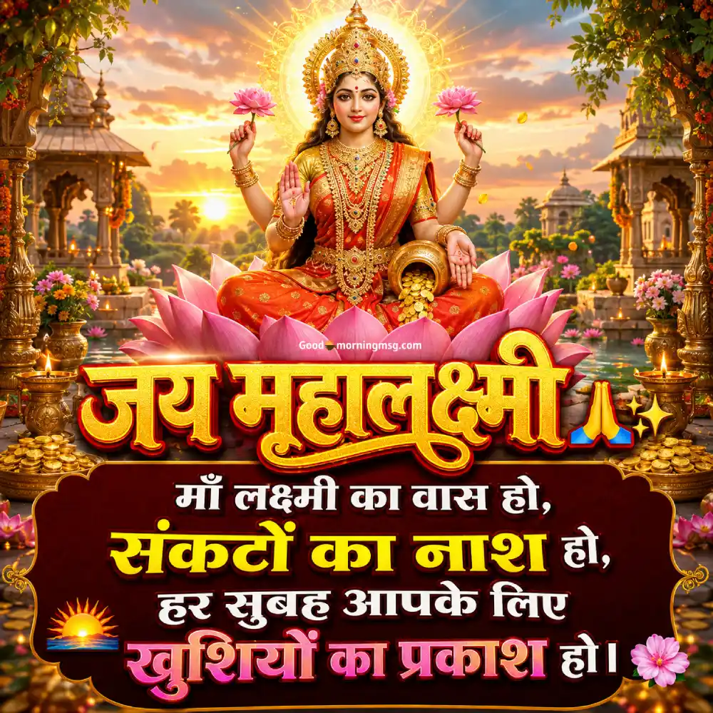 Friday Mahalaxmi Good Morning Images