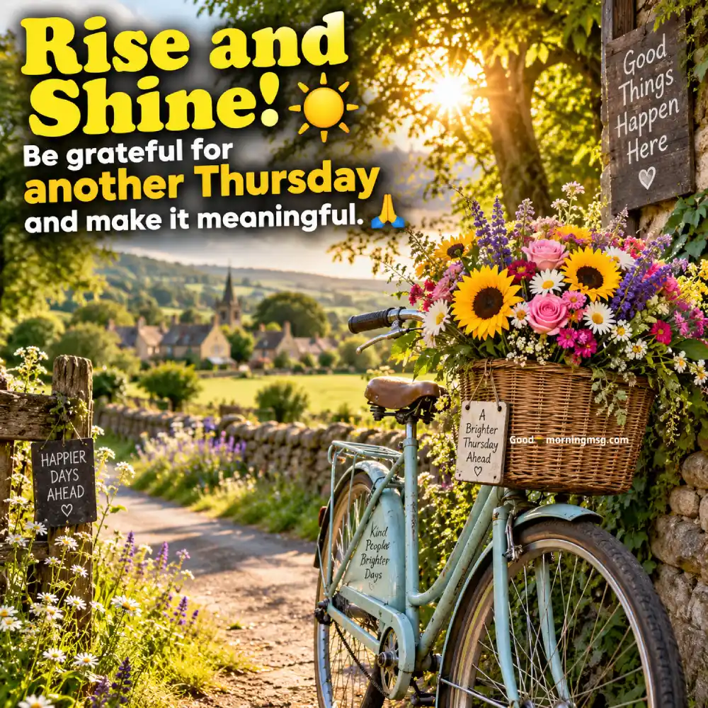 Good Afternoon Thursday Blessings