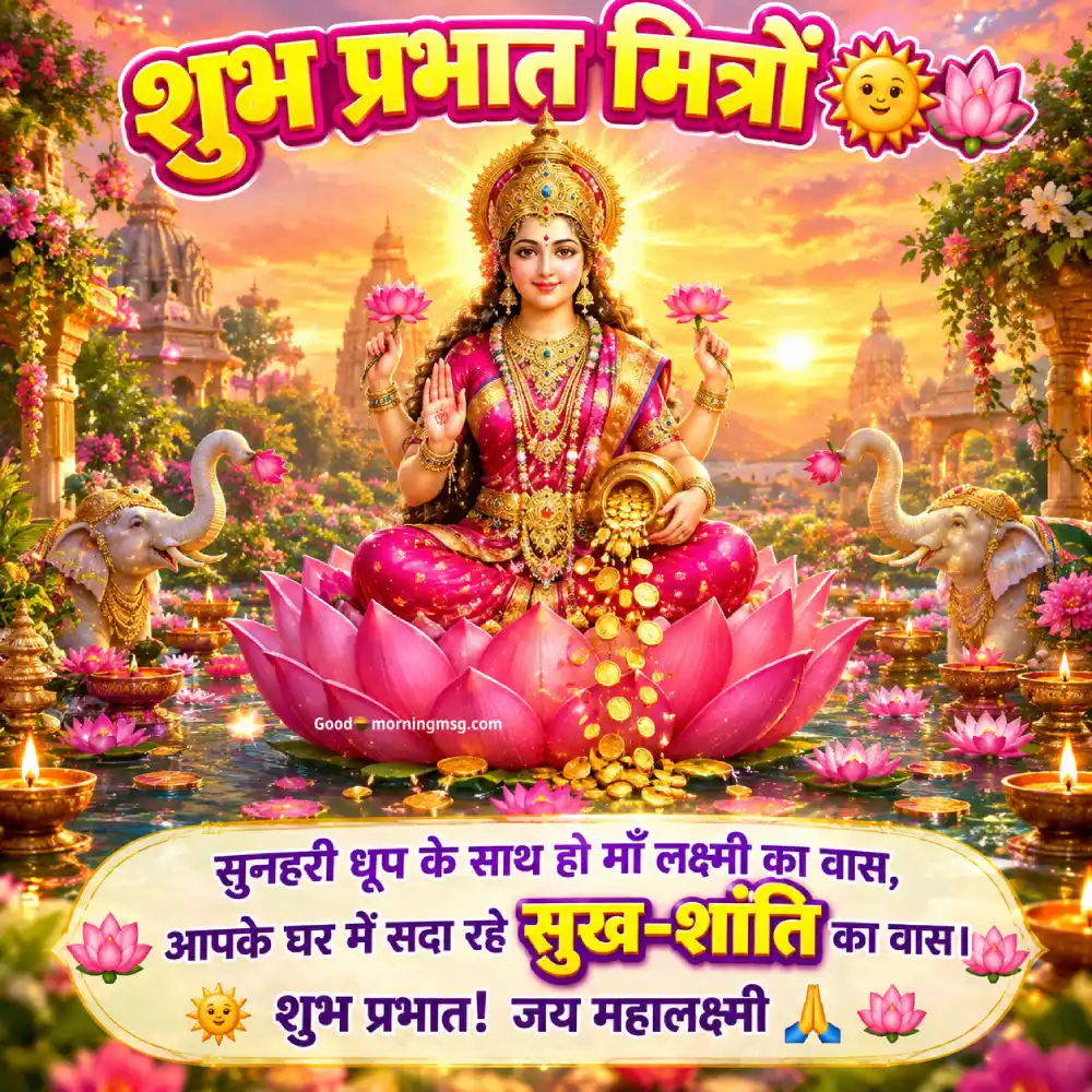 Good Morning Images With Lakshmi Devi