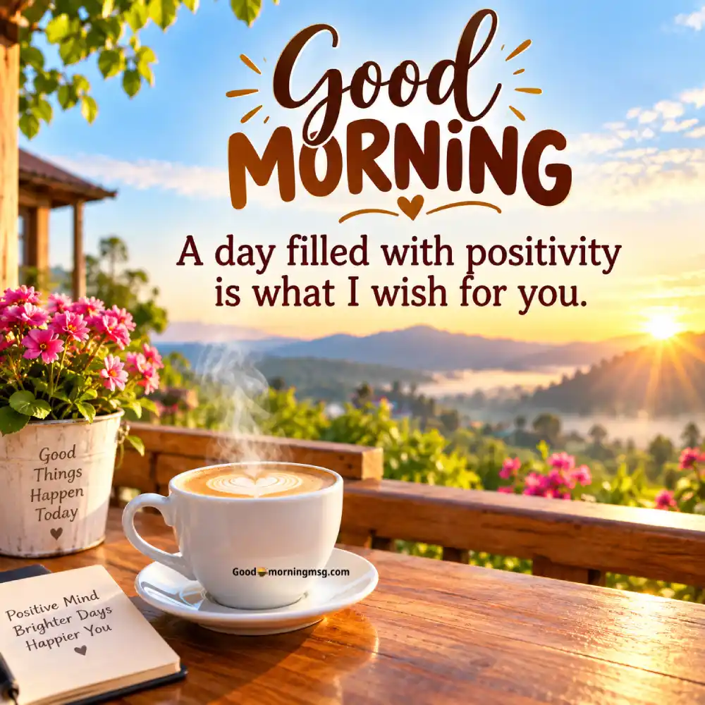 Good Morning Images With Positive Words For Whatsapp