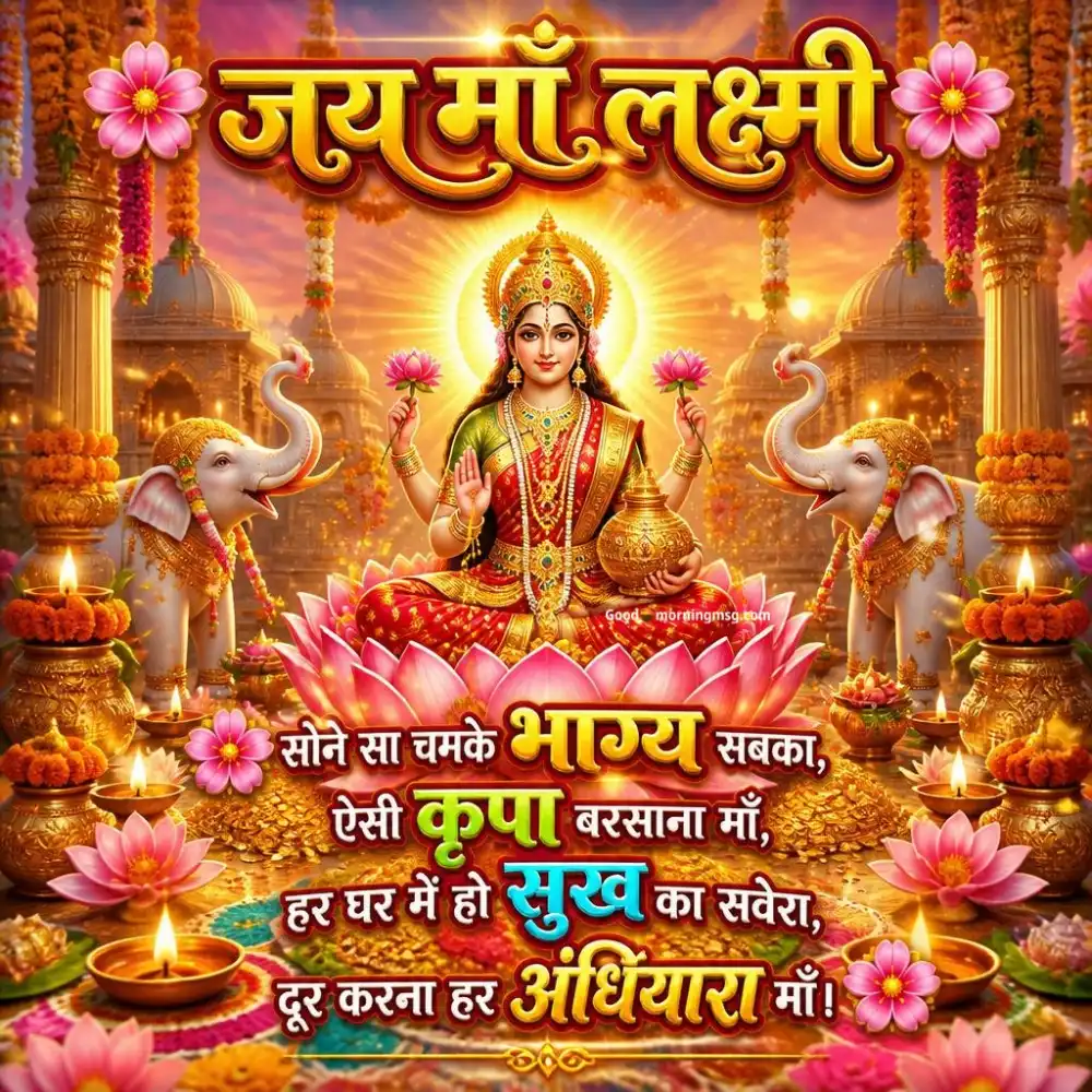 Good Morning Jai Laxmi Mata