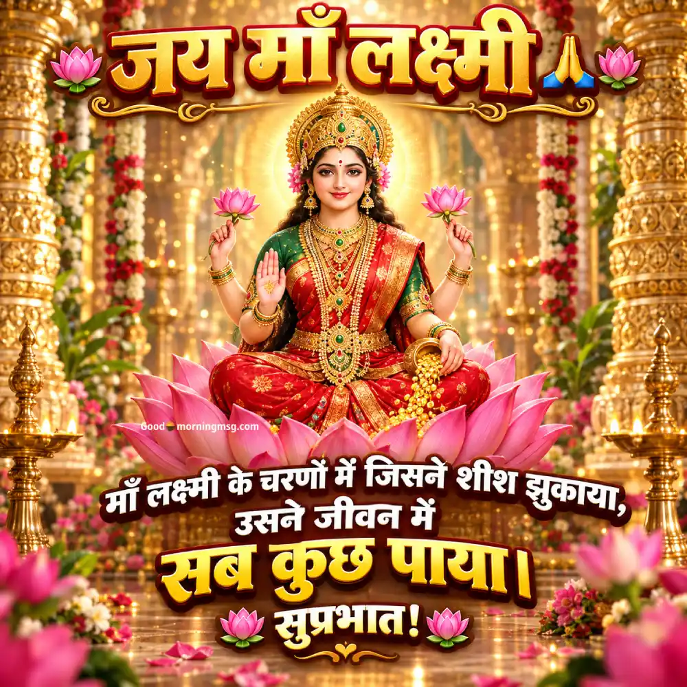 Good Morning Laxmi Ji Images