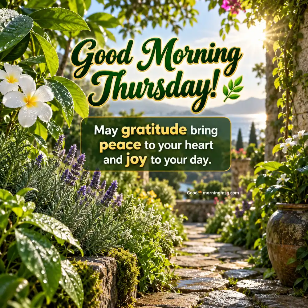 Good Morning Thursday Blessings Gif Images