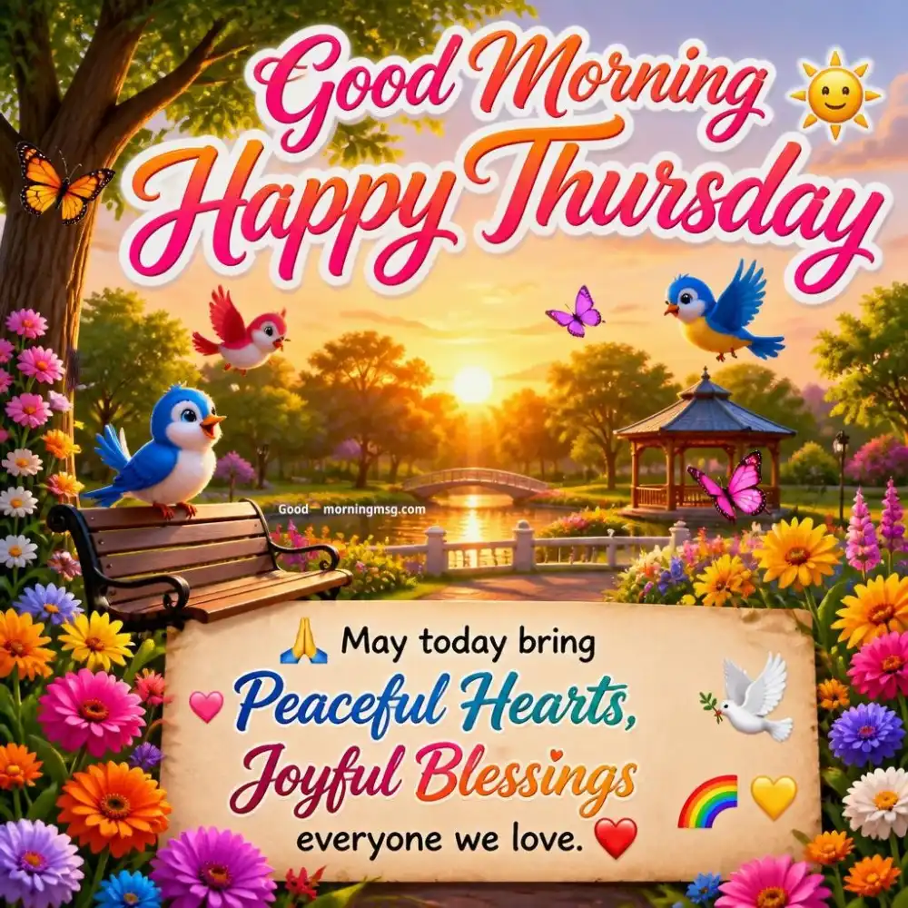 Good Morning Thursday Blessings
