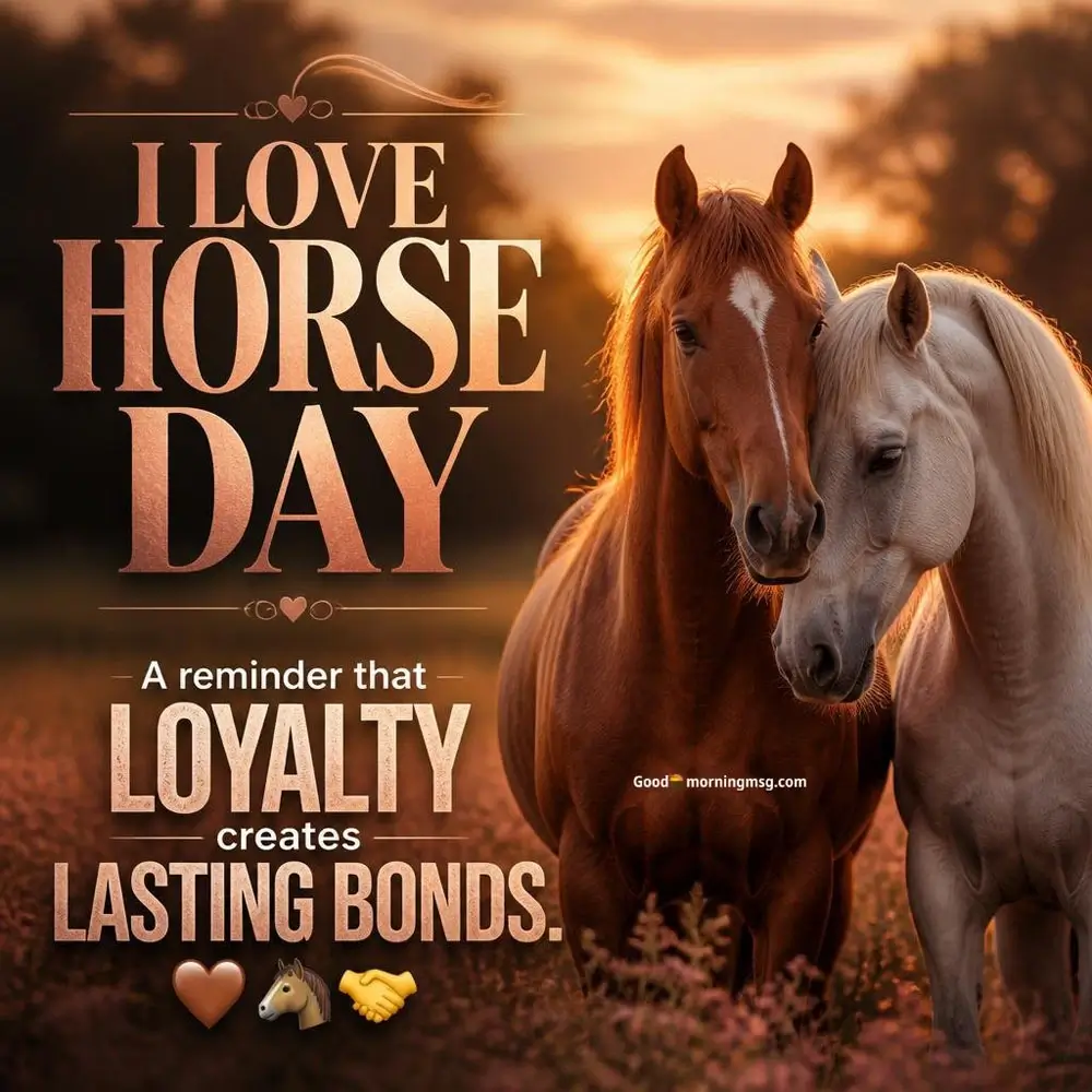 Inspirational Good Morning Horse Images