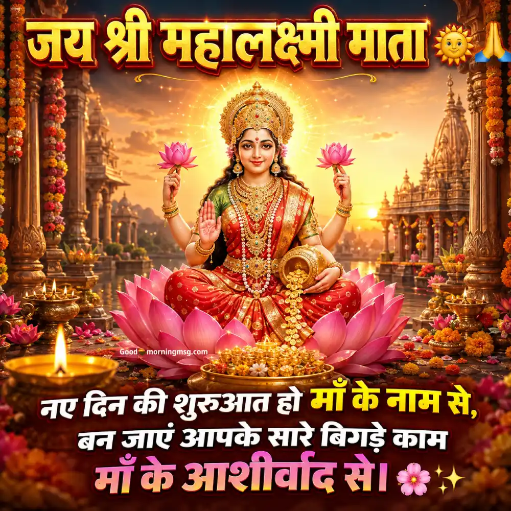 Laxmi Good Morning Images Download