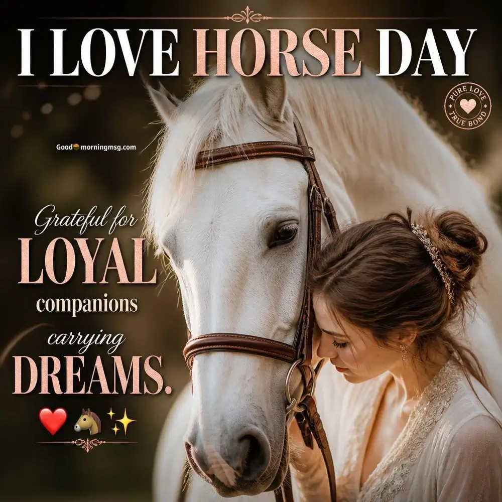 National I Love Horse Day