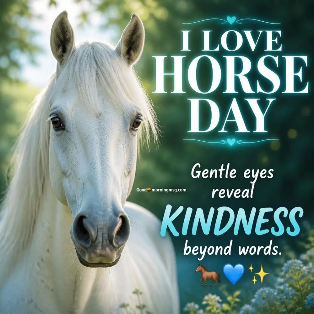 National I Love Horses Day
