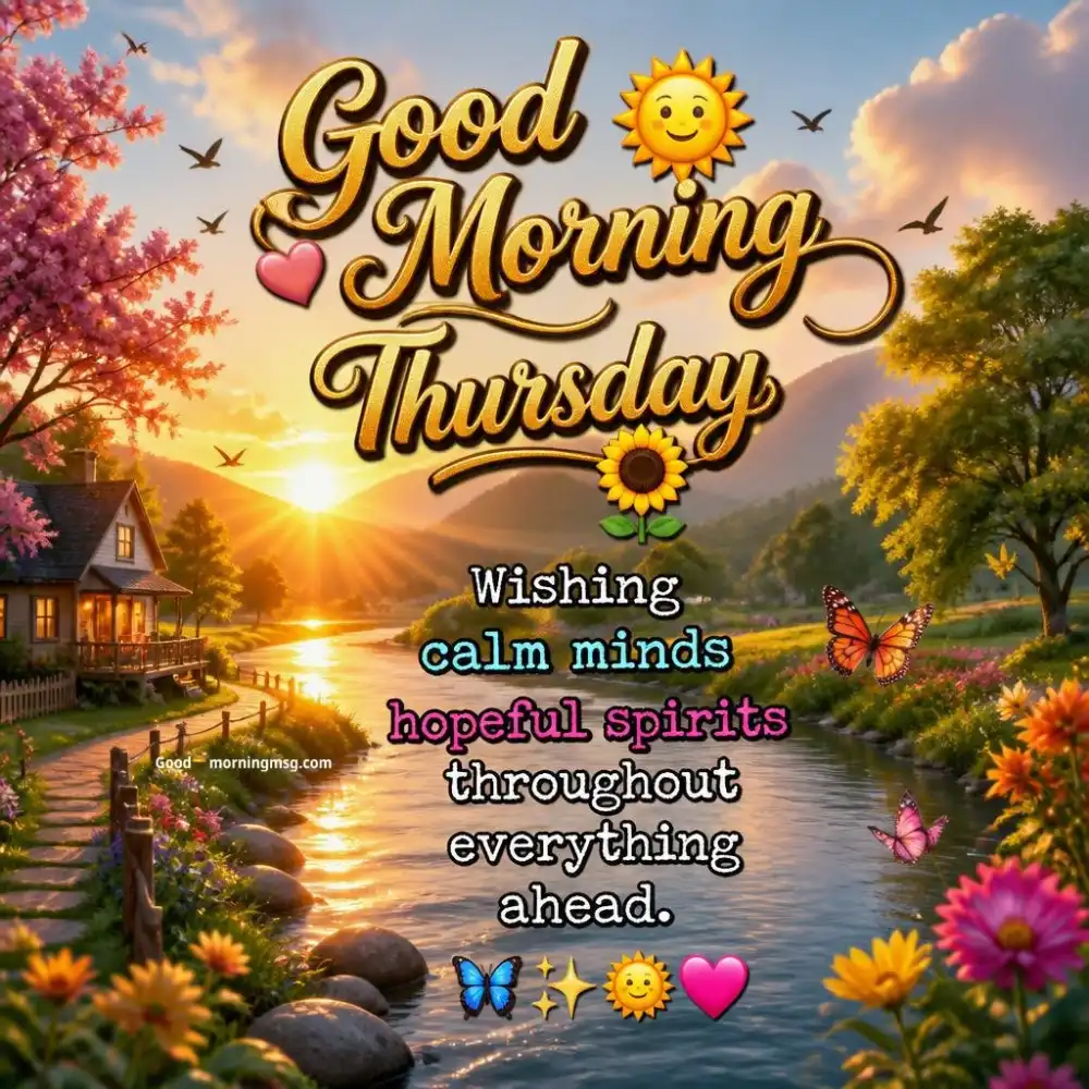 Thursday Good Morning Images