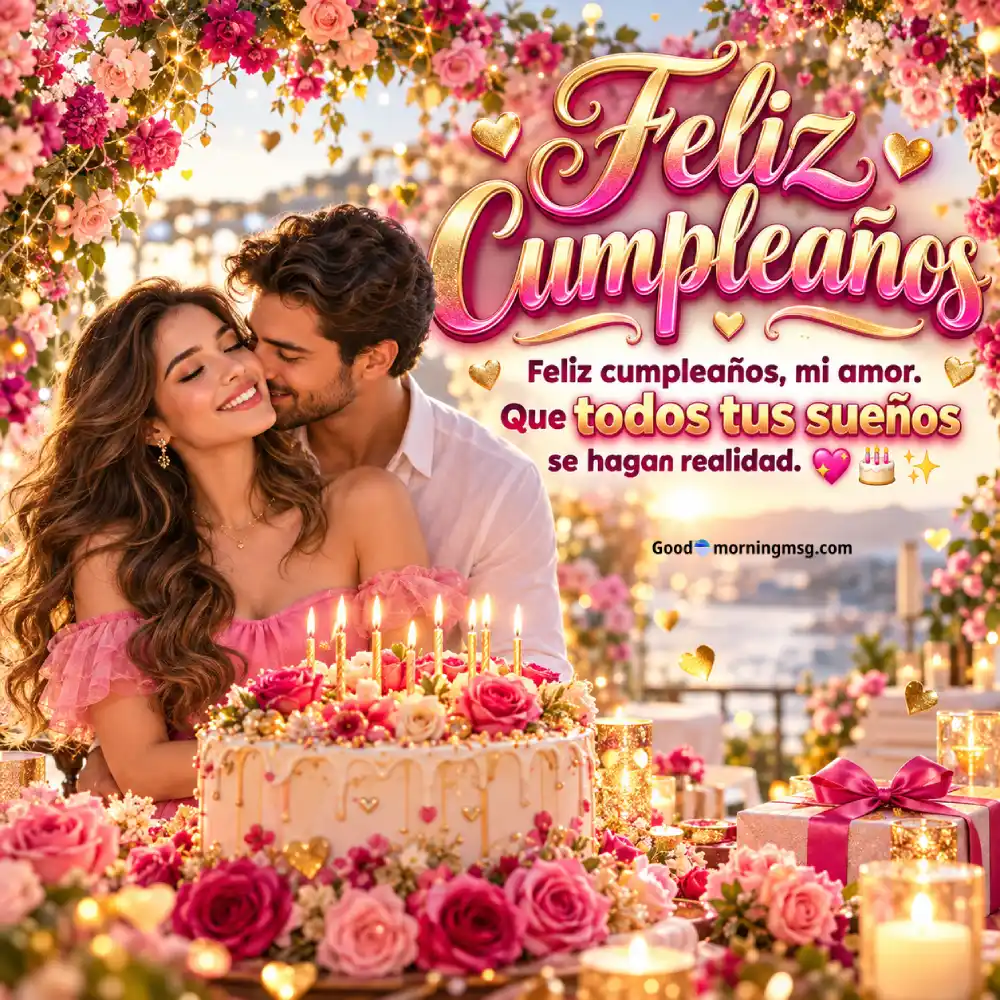 Feliz Cumpleaños Amor De Mi Vida