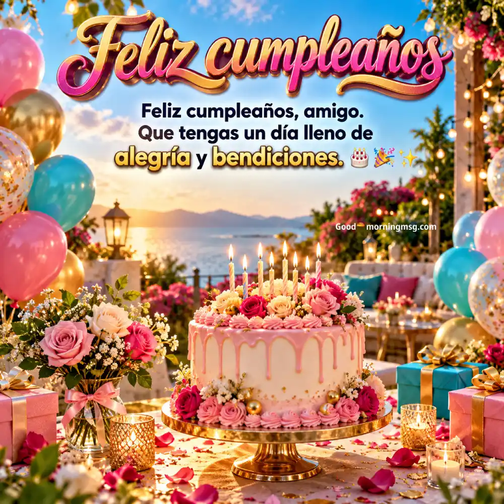 Feliz Cumpleaños Bendiciones