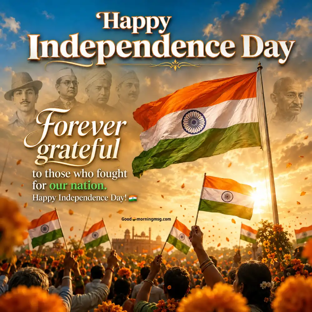 15th August 2025 Happy Independence Day 2026