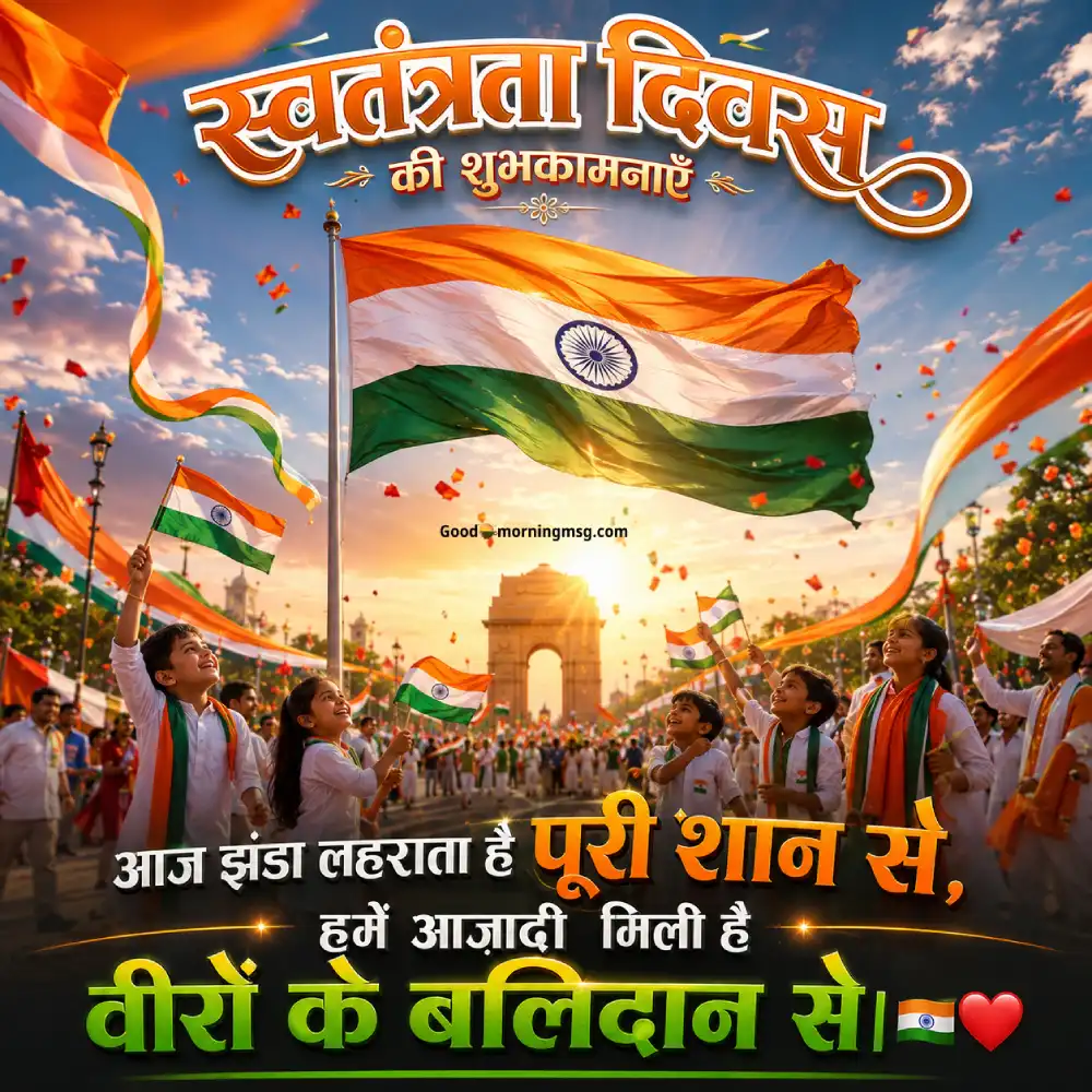 Happy Independence Day 2026 In Hindi
