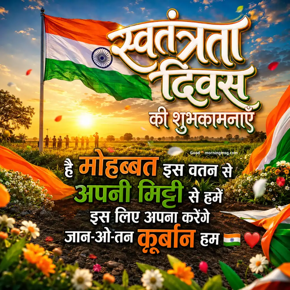 Poster Happy Independence Day 2026