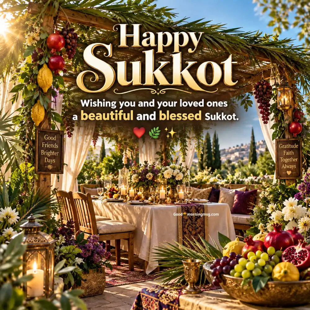 Best 60+ Chag Sukkot Sameach Wishes And Greetings
