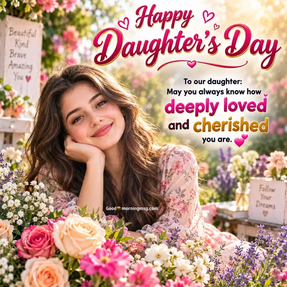 Cute Happy Daughters Day Images