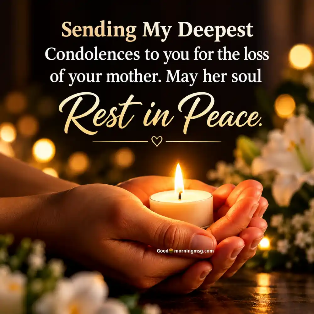 Friend Mother Condolence Message
