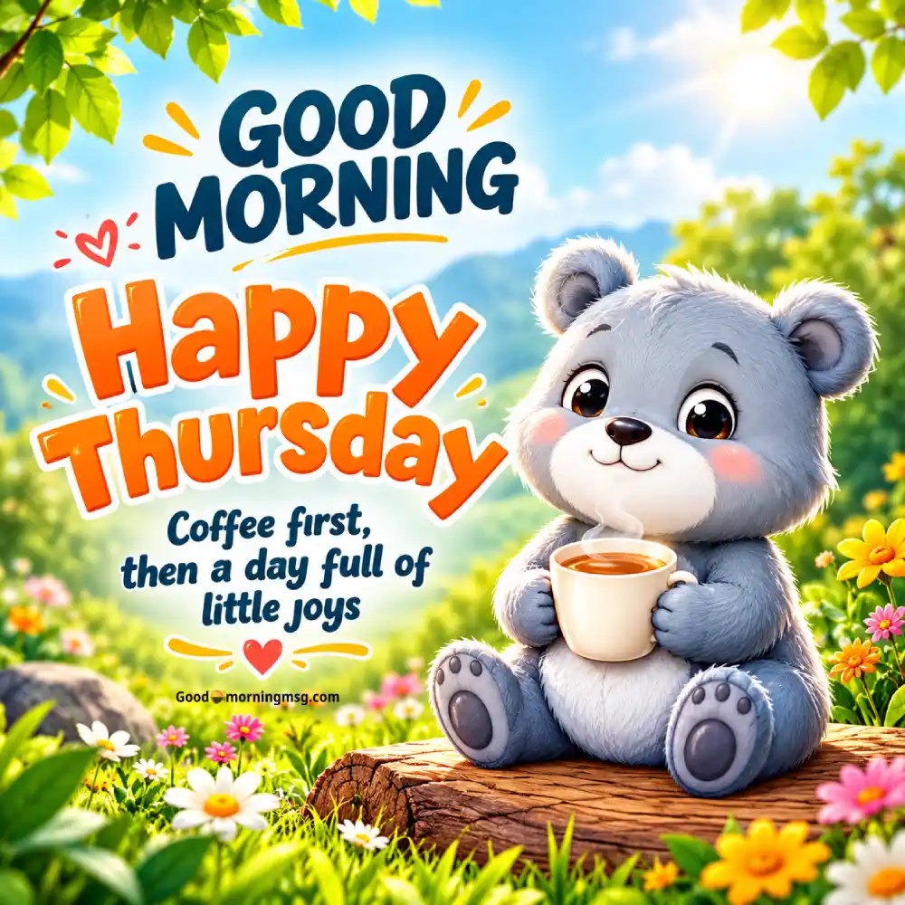 Good Morning Good Morning And Thankful Thursday