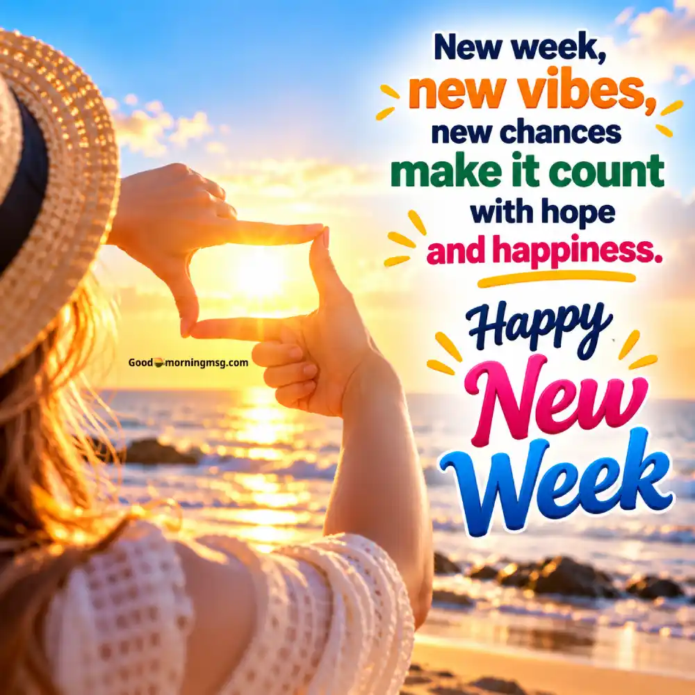 Good Morning Monday New Week Blessings