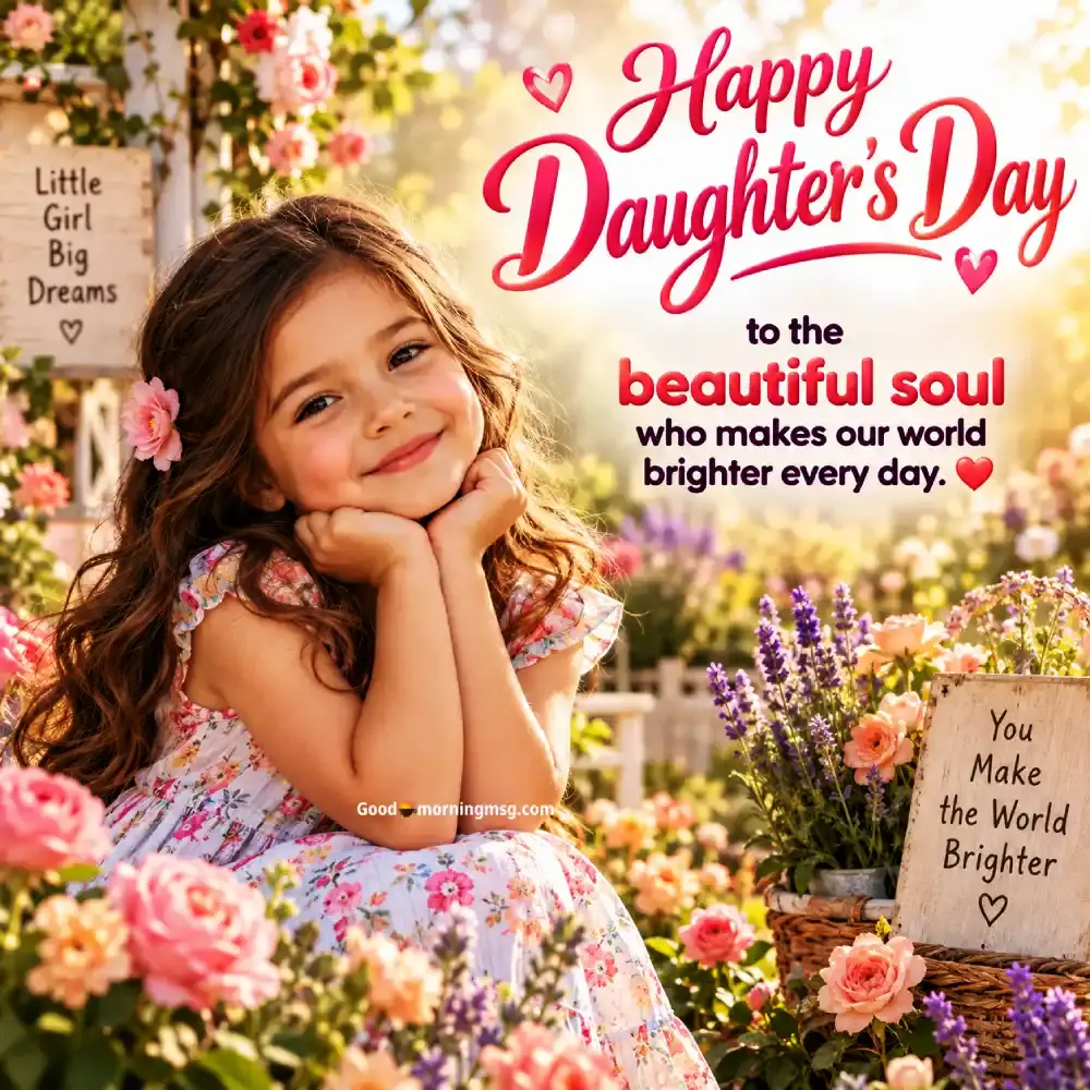Happy Daughters Day Gif