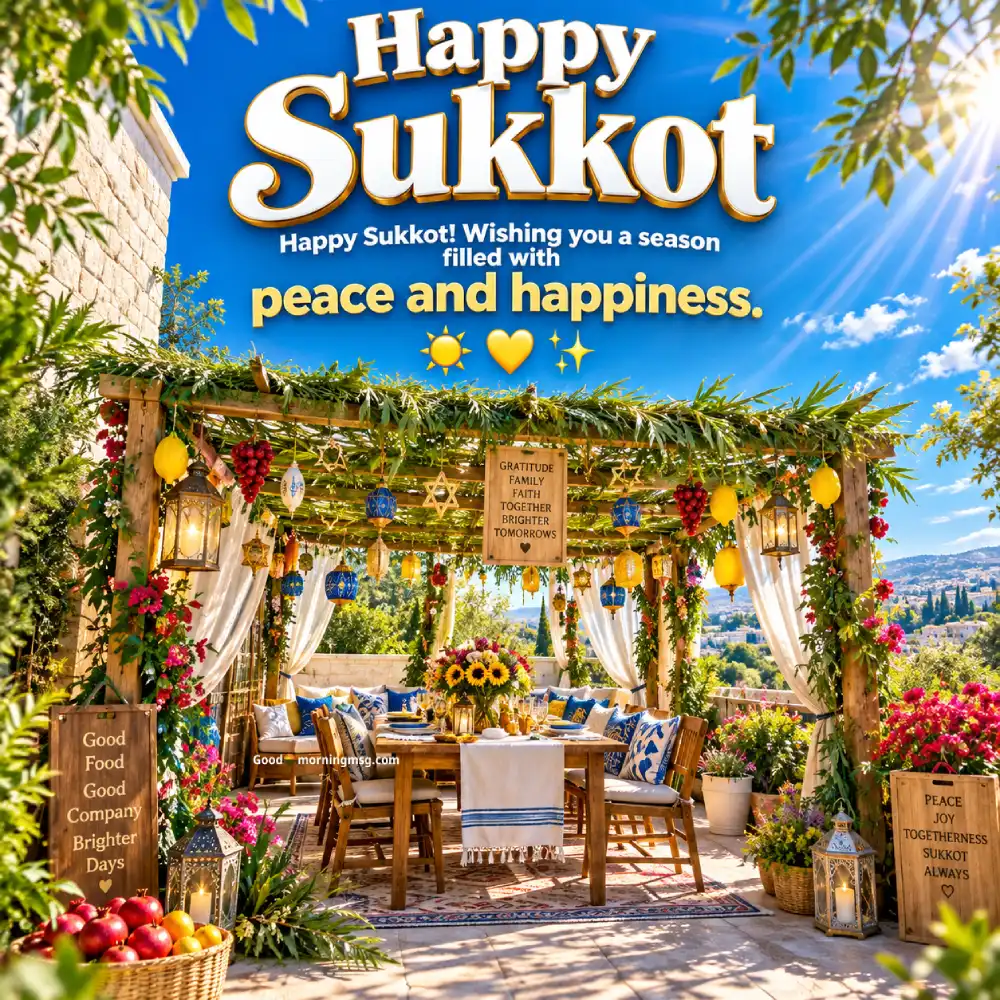 Happy Sukkot Images Free