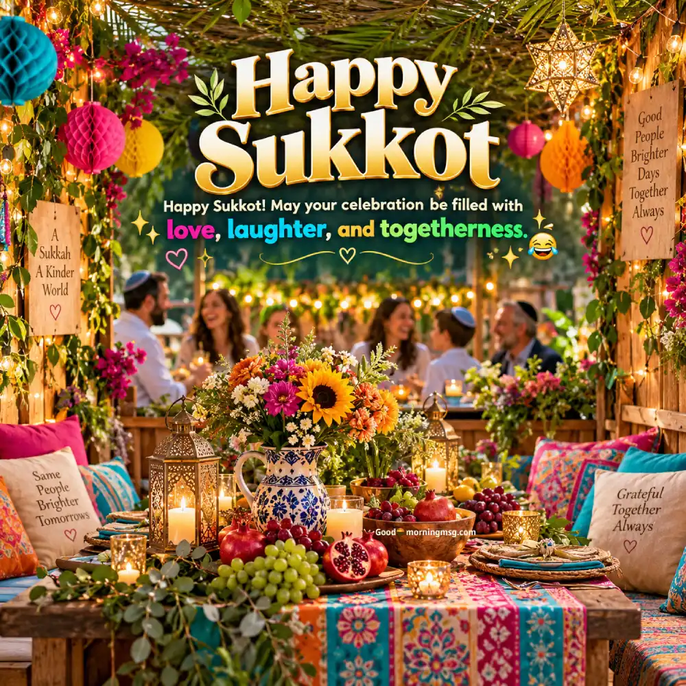Happy Sukkot Wishes For Friends