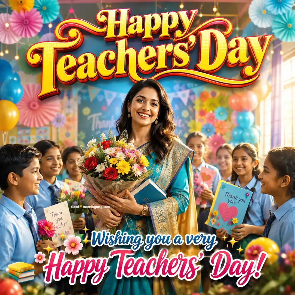 Happy Teachers Day Photo