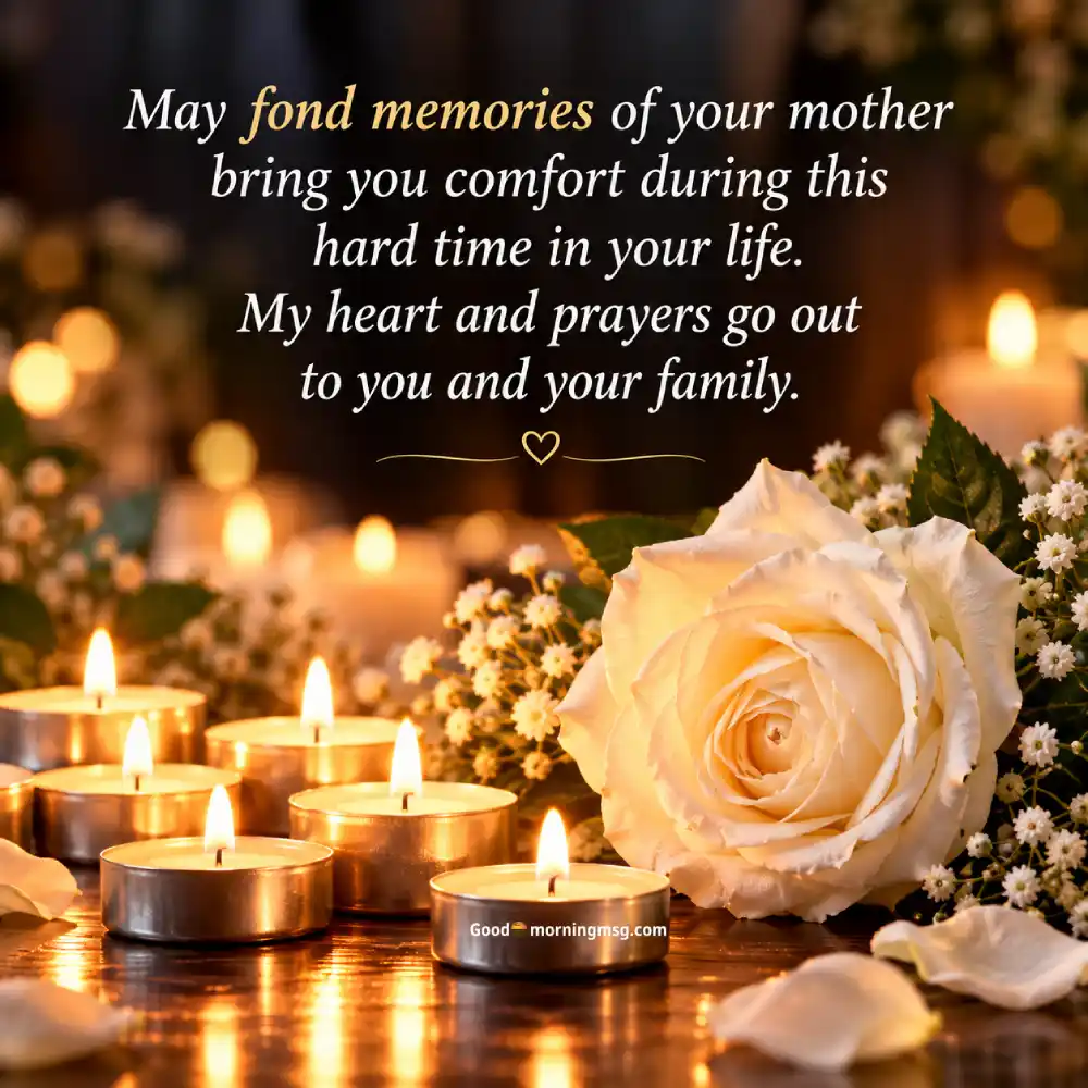 Simple Condolences Message