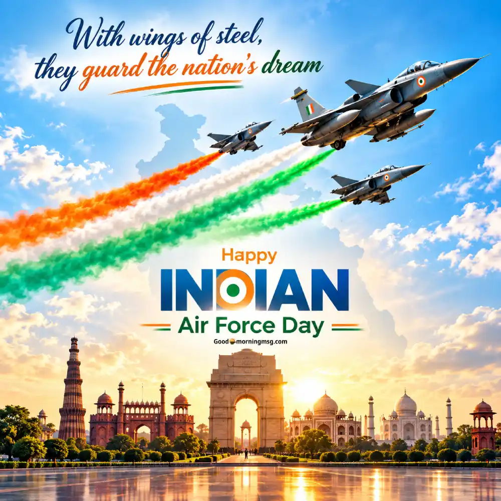 Indian Air Force Day Wishes